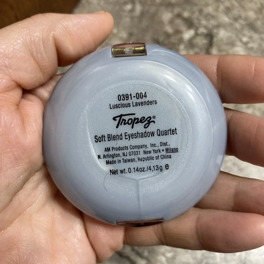 Vtg Tropez‎ Luscious Lavenders 0391-004 Soft Blend Eyeshadow Quartlet New